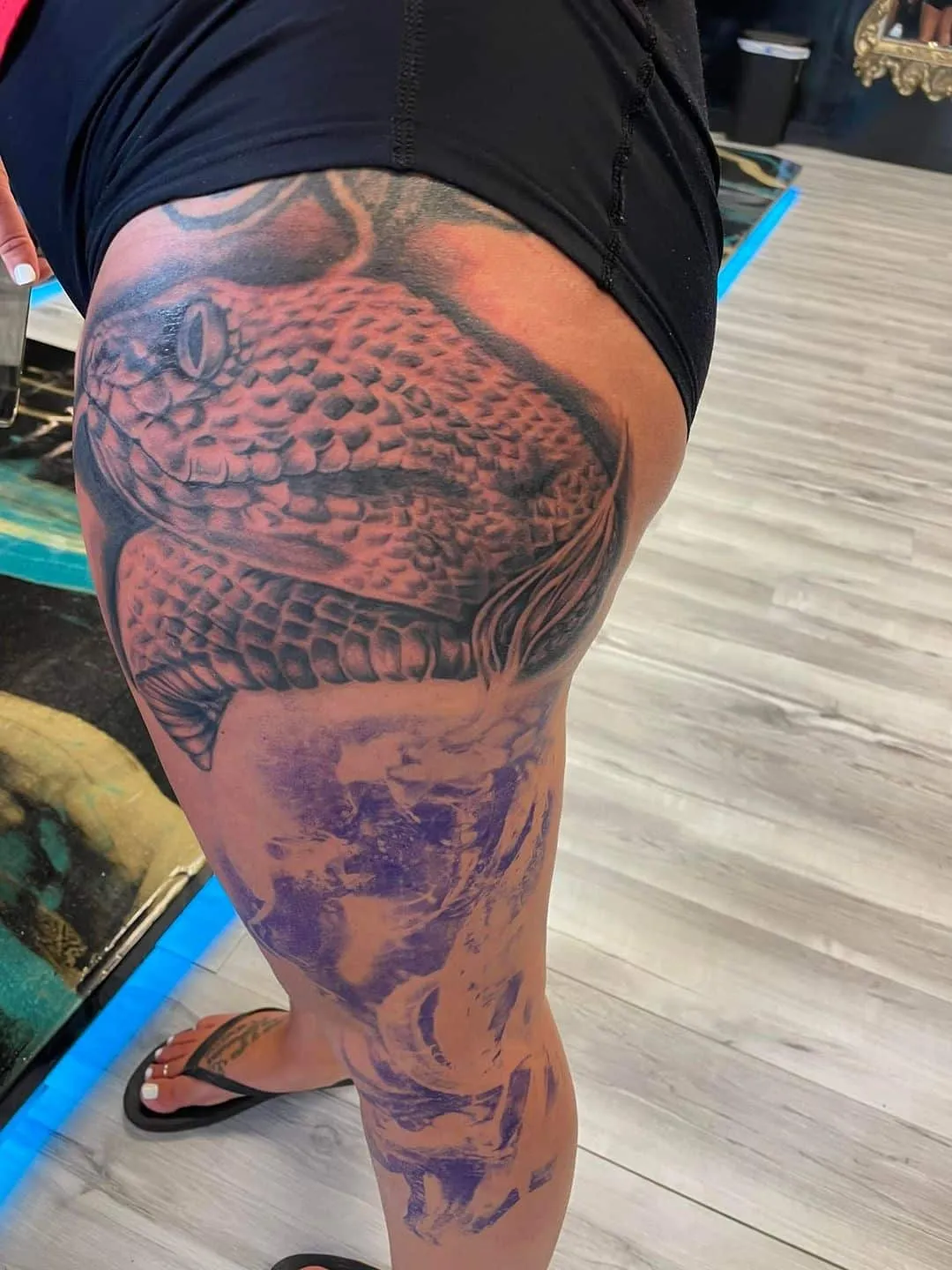 Tattoo by TJ Cornelius at Fallen Raven Tattoo Studio