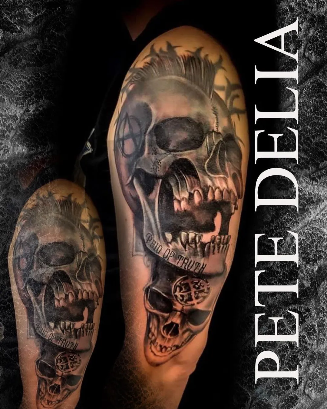 Tattoo by Pete Delia at Fallen Raven Tattoo Studio