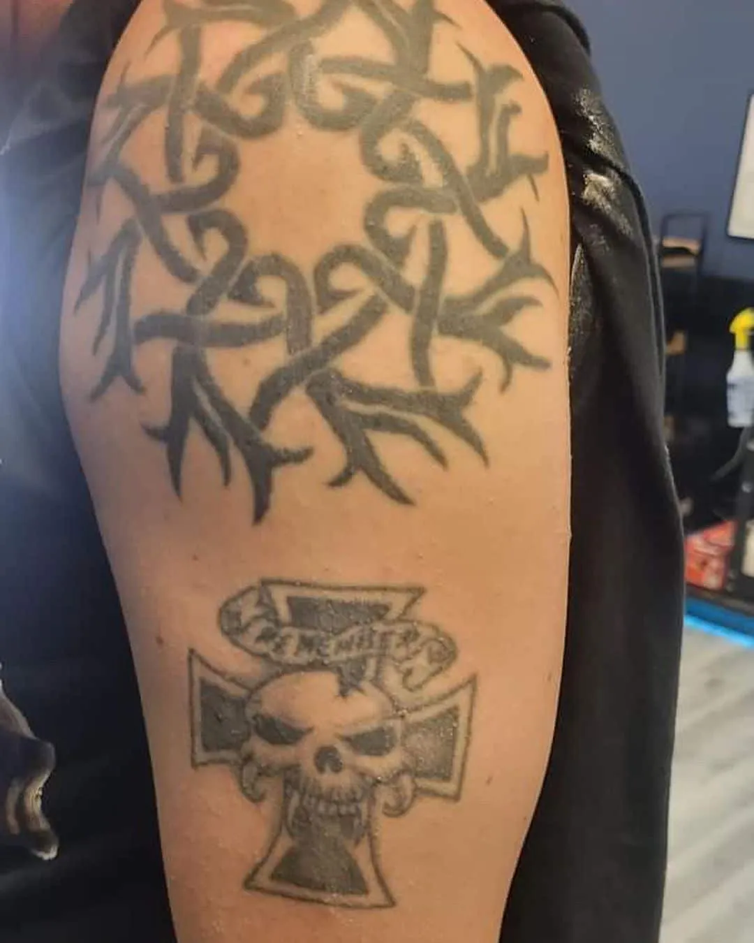 Tattoo by Pete Delia at Fallen Raven Tattoo Studio