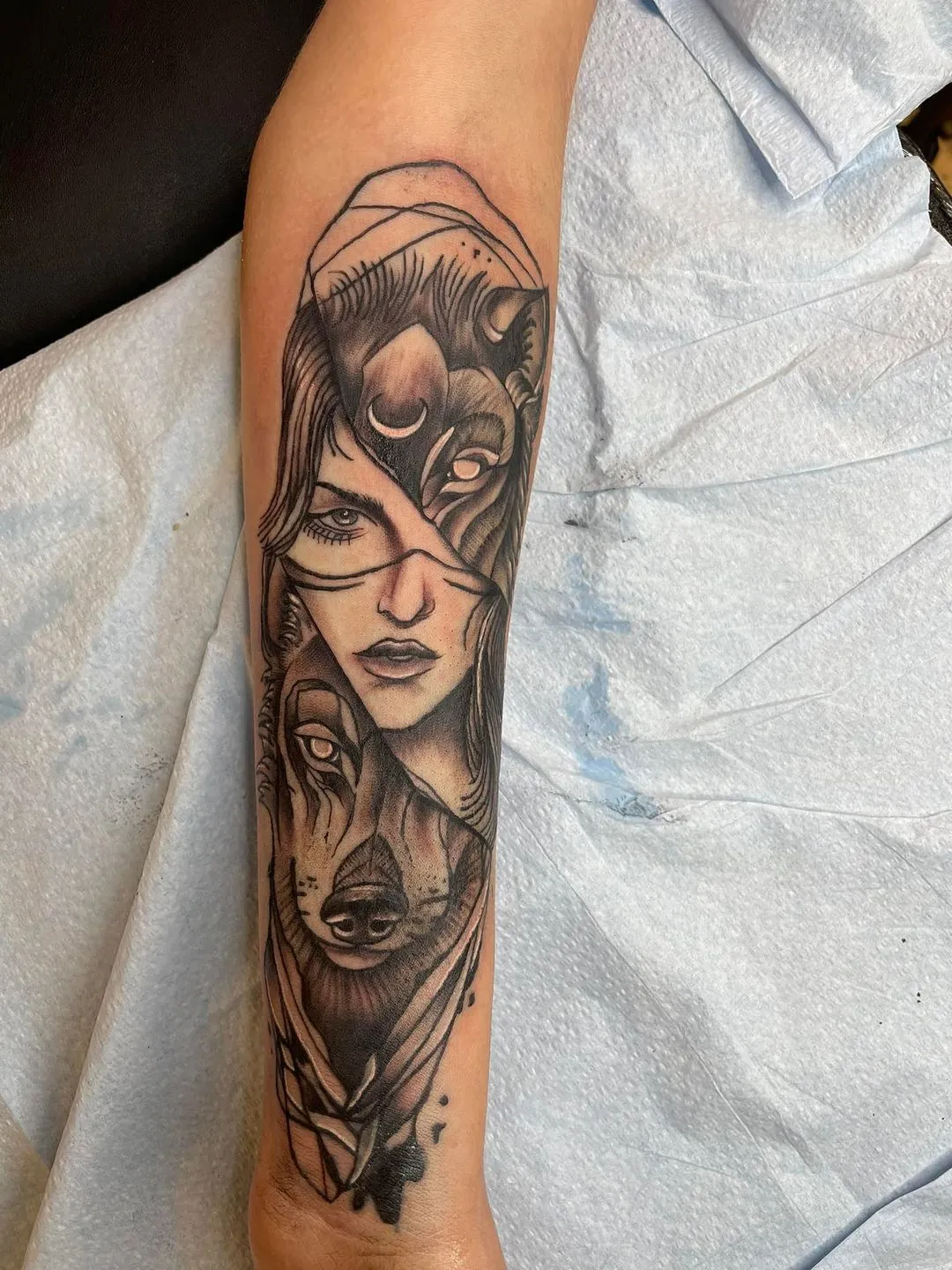 Tattoo by TJ Cornelius at Fallen Raven Tattoo Studio