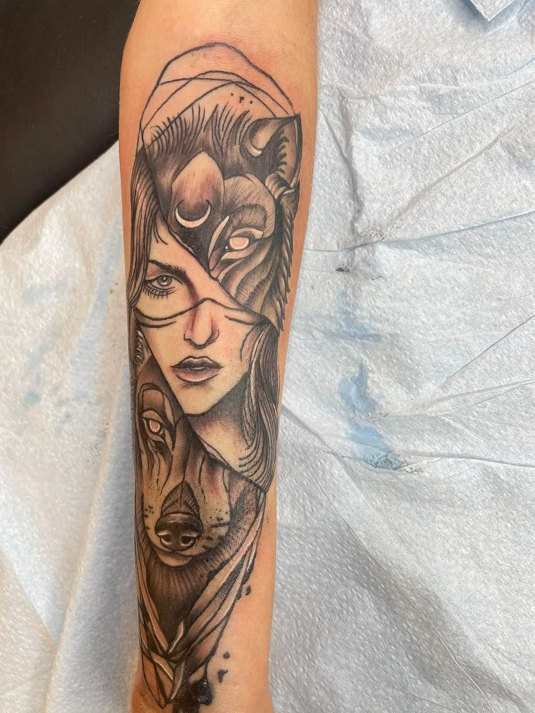 Tattoo by TJ Cornelius at Fallen Raven Tattoo Studio