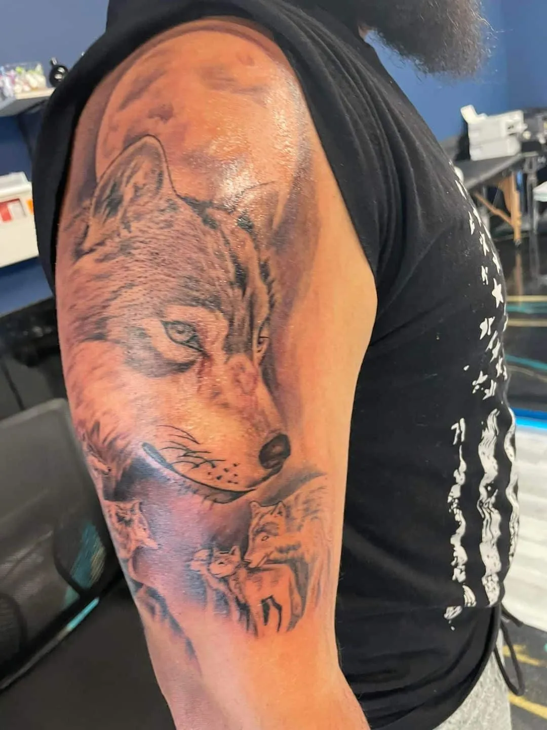 Tattoo by TJ Cornelius at Fallen Raven Tattoo Studio