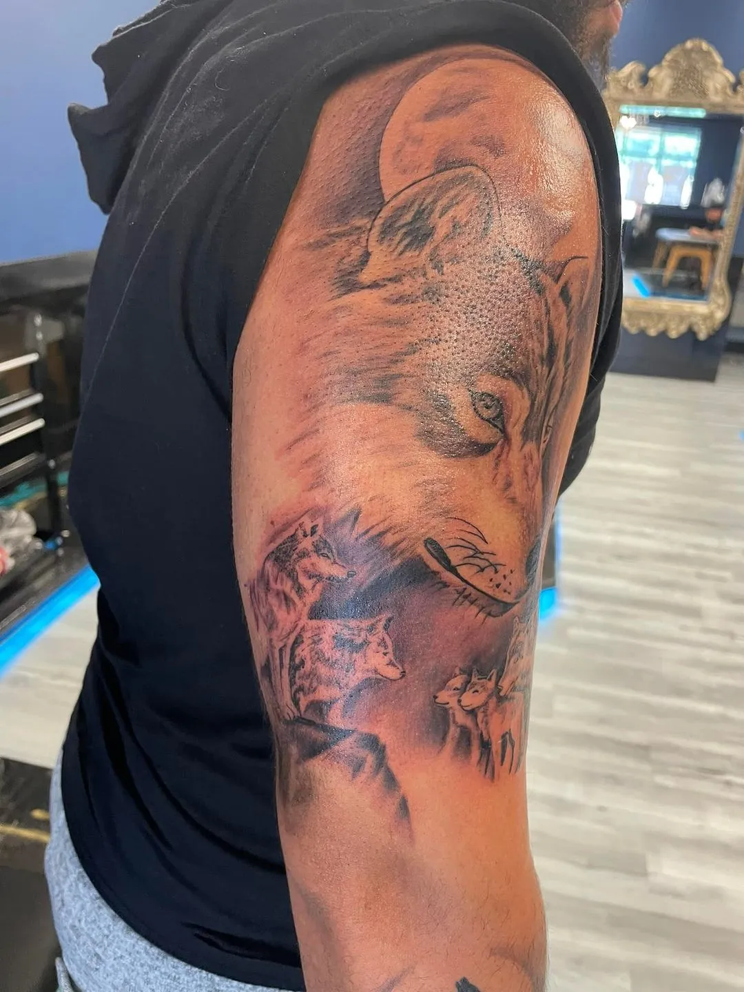 Tattoo by TJ Cornelius at Fallen Raven Tattoo Studio