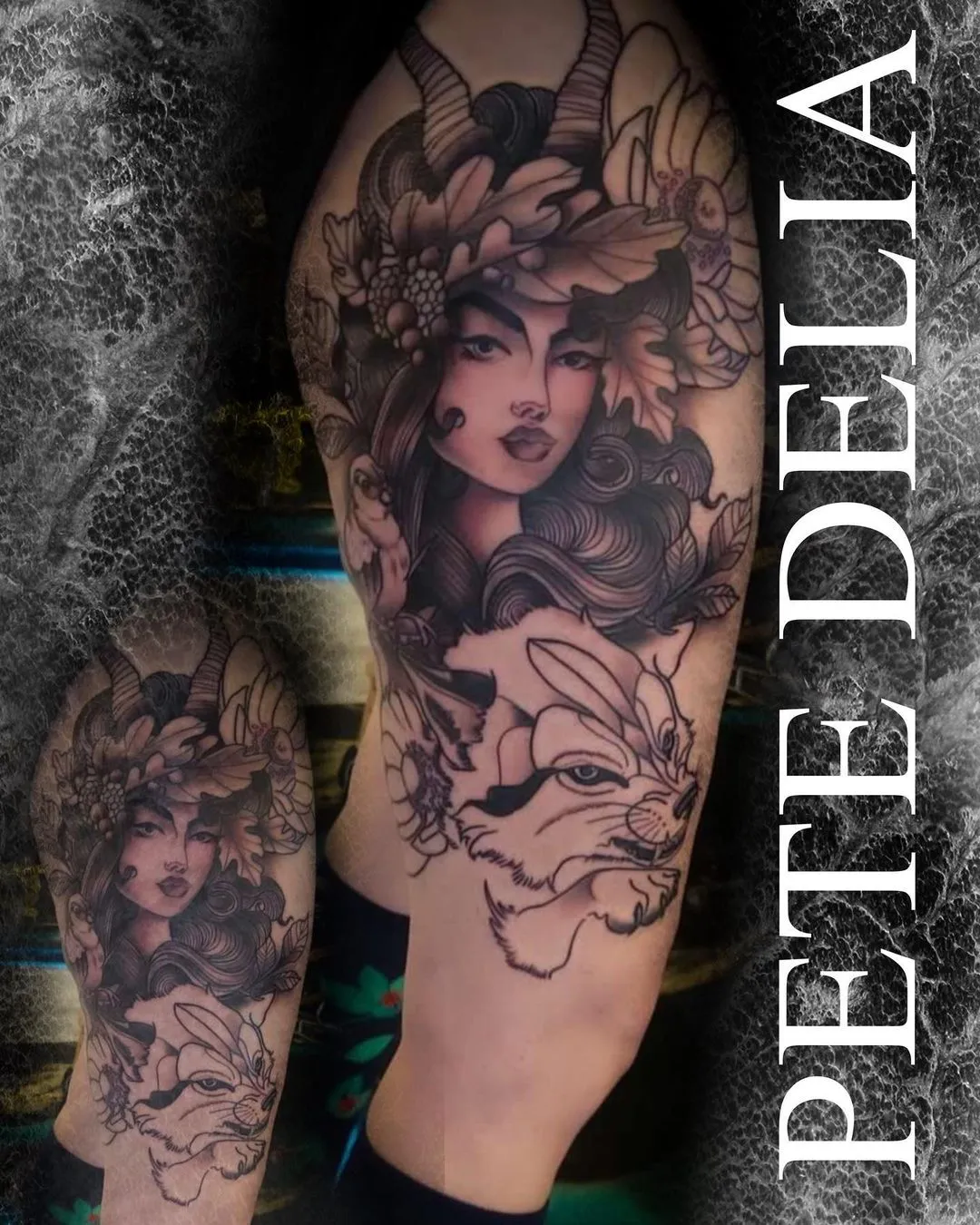 Tattoo by Pete Delia at Fallen Raven Tattoo Studio