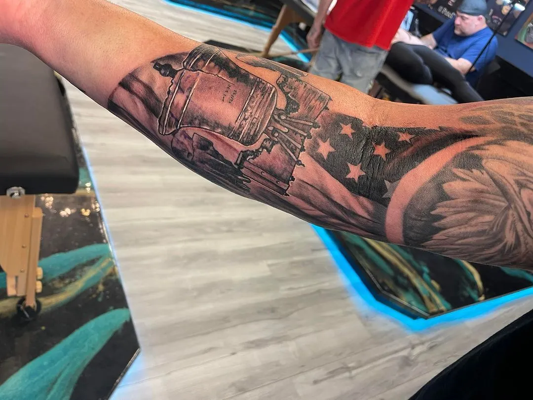 Tattoo by TJ Cornelius at Fallen Raven Tattoo Studio