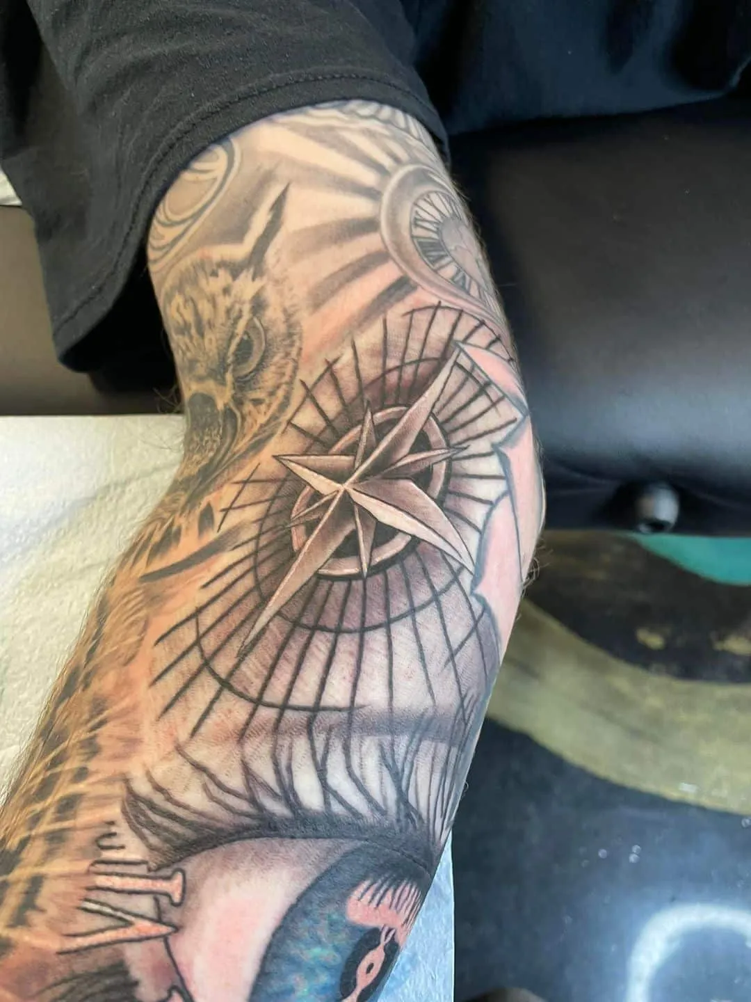 Tattoo by TJ Cornelius at Fallen Raven Tattoo Studio