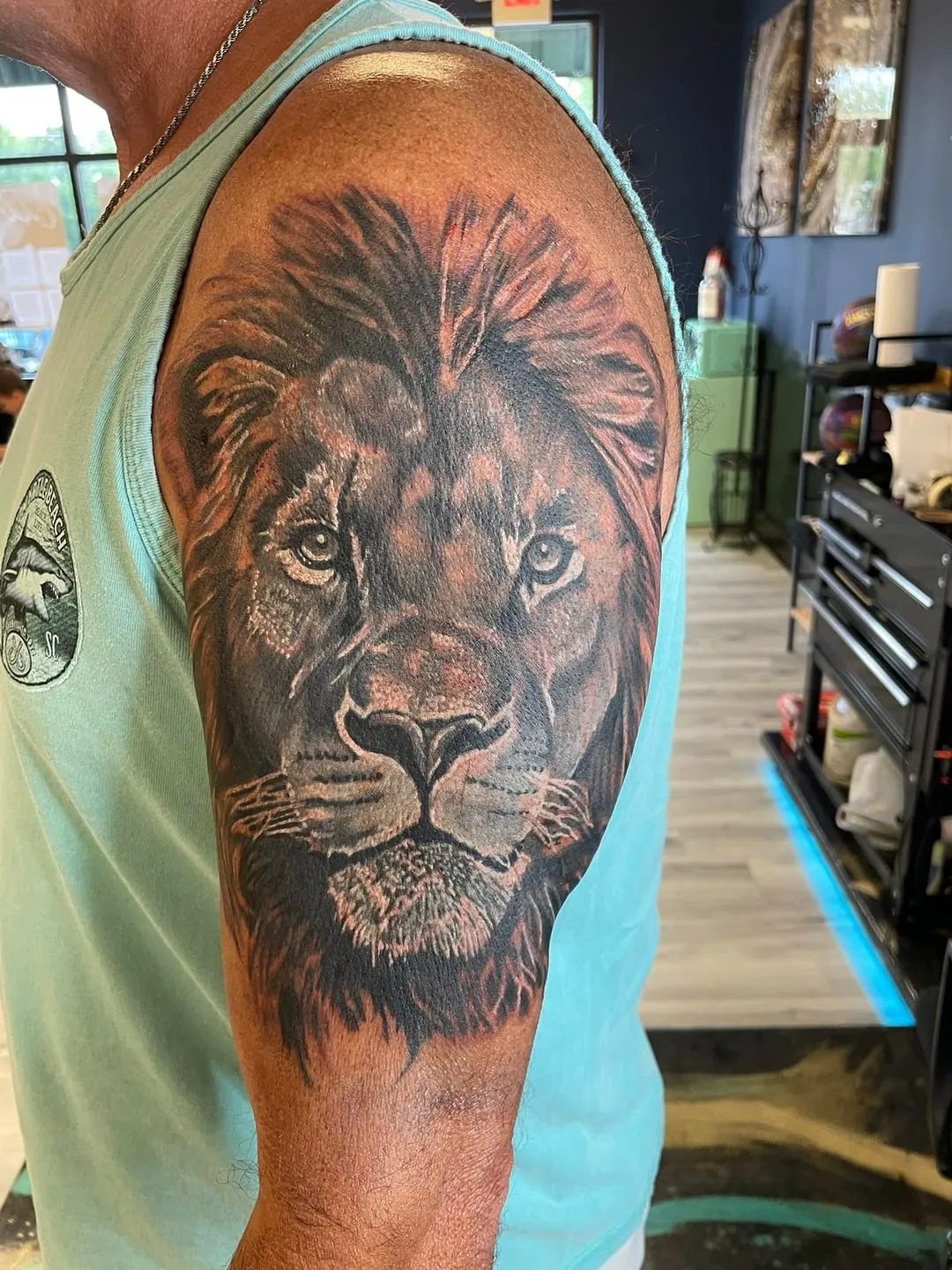 Tattoo by TJ Cornelius at Fallen Raven Tattoo Studio