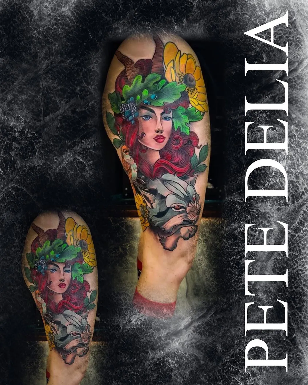 Tattoo by Pete Delia at Fallen Raven Tattoo Studio