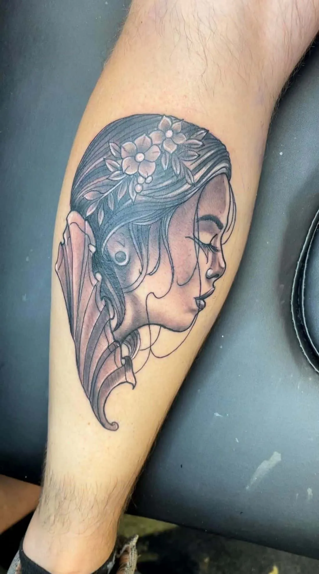 Tattoo by TJ Cornelius at Fallen Raven Tattoo Studio
