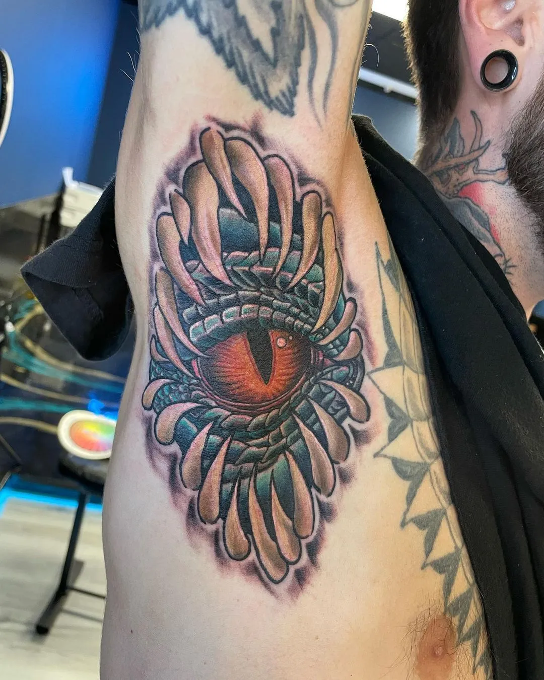 Tattoo by TJ Cornelius at Fallen Raven Tattoo Studio