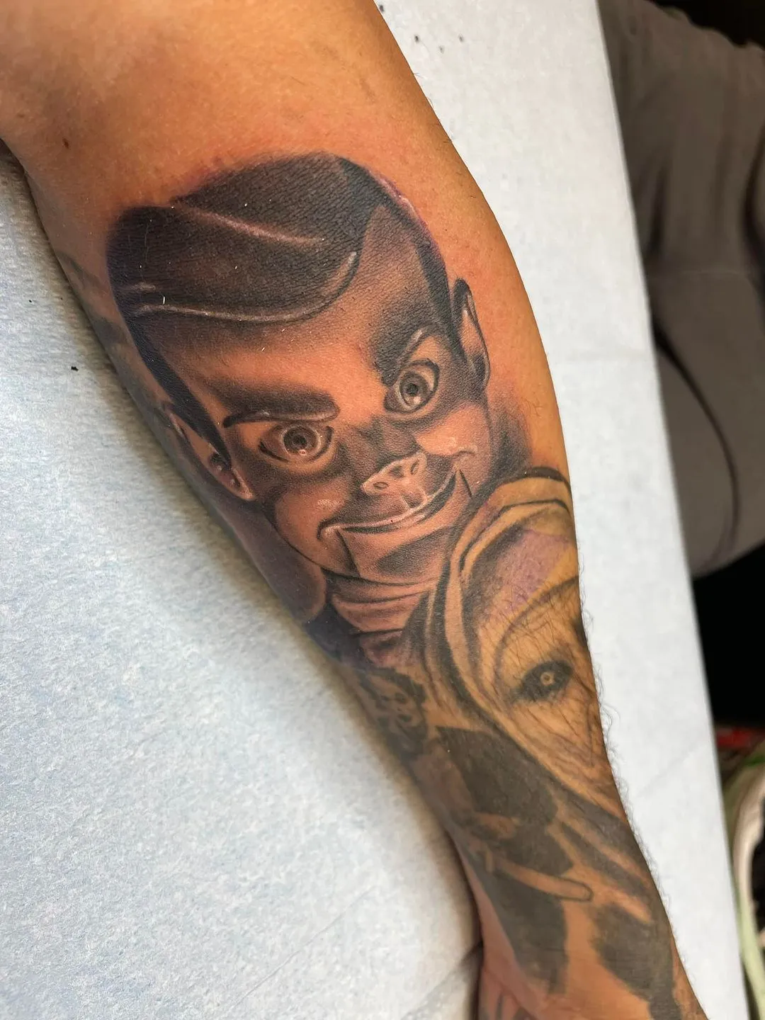 Tattoo by TJ Cornelius at Fallen Raven Tattoo Studio