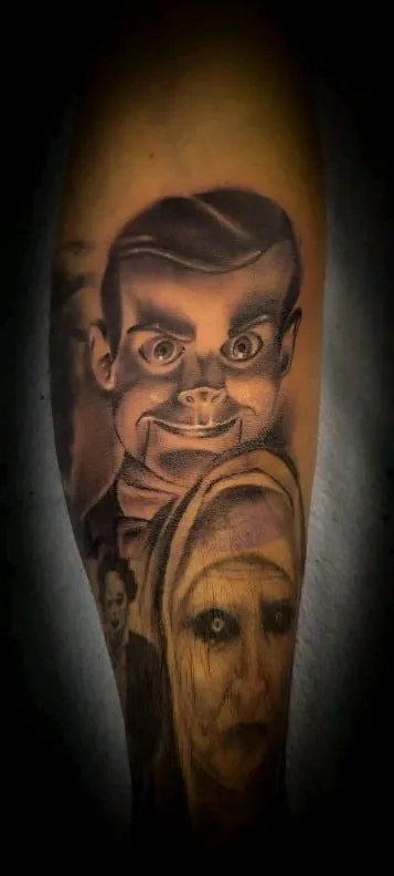 Tattoo by Pete Delia at Fallen Raven Tattoo Studio