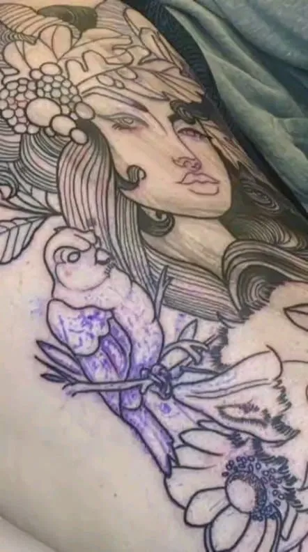 Tattoo by Pete Delia at Fallen Raven Tattoo Studio