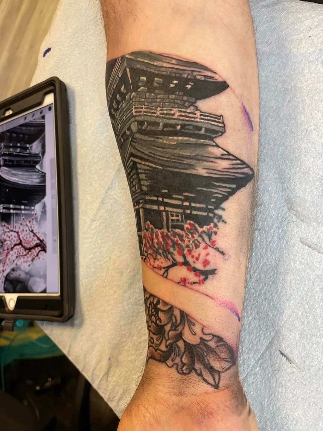 Tattoo by TJ Cornelius at Fallen Raven Tattoo Studio