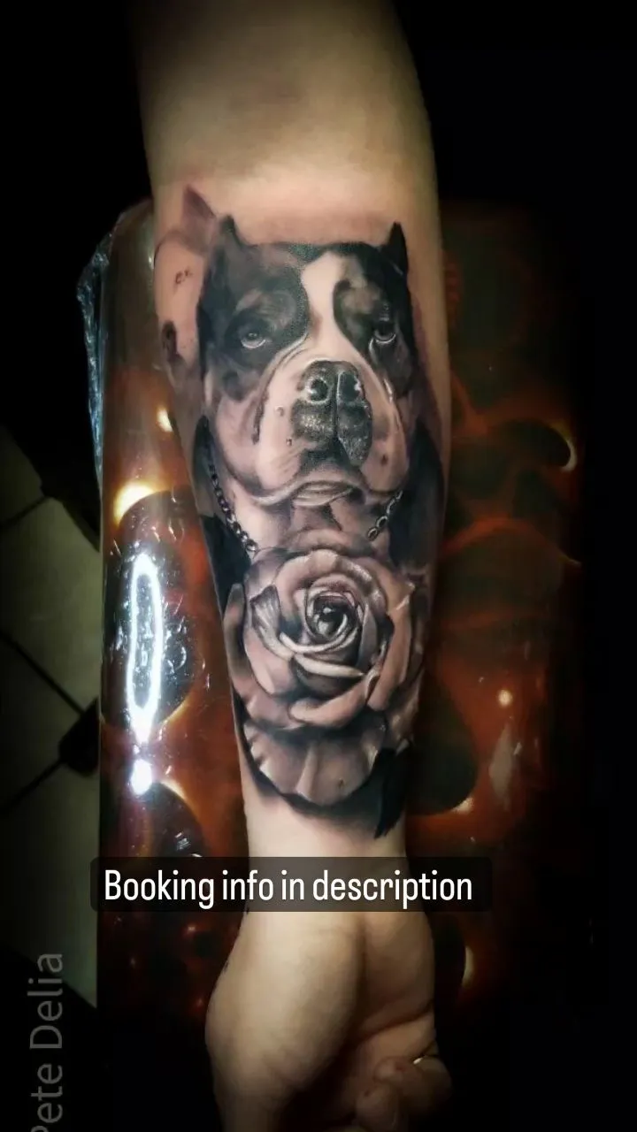 Tattoo by Pete Delia at Fallen Raven Tattoo Studio