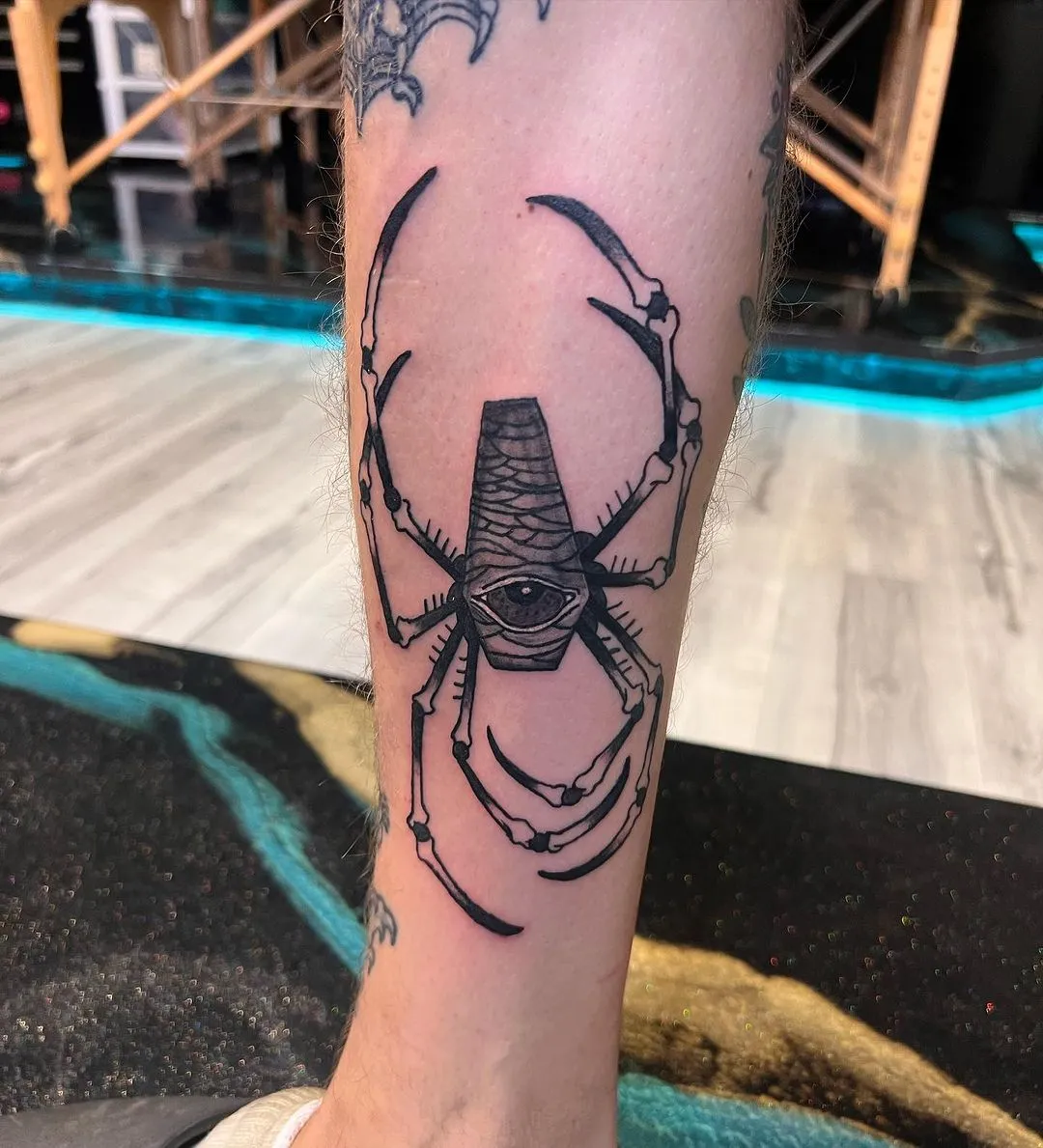 Tattoo by Trey Couch at Fallen Raven Tattoo Studio