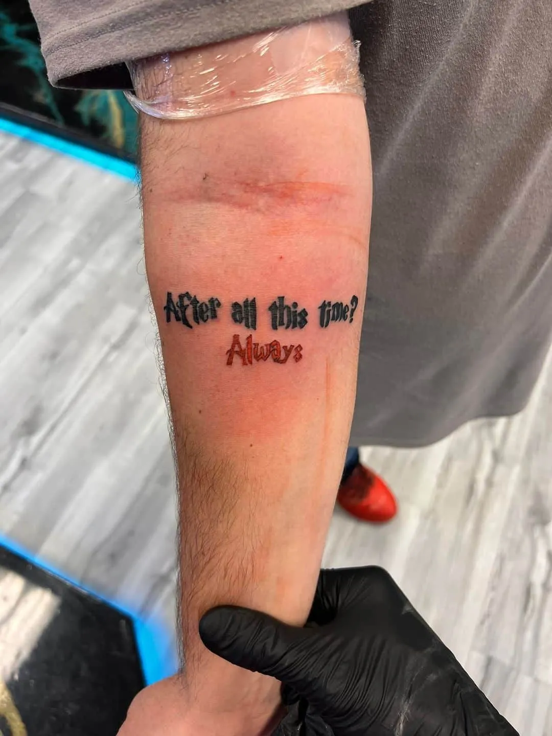 Tattoo by Trey Couch at Fallen Raven Tattoo Studio