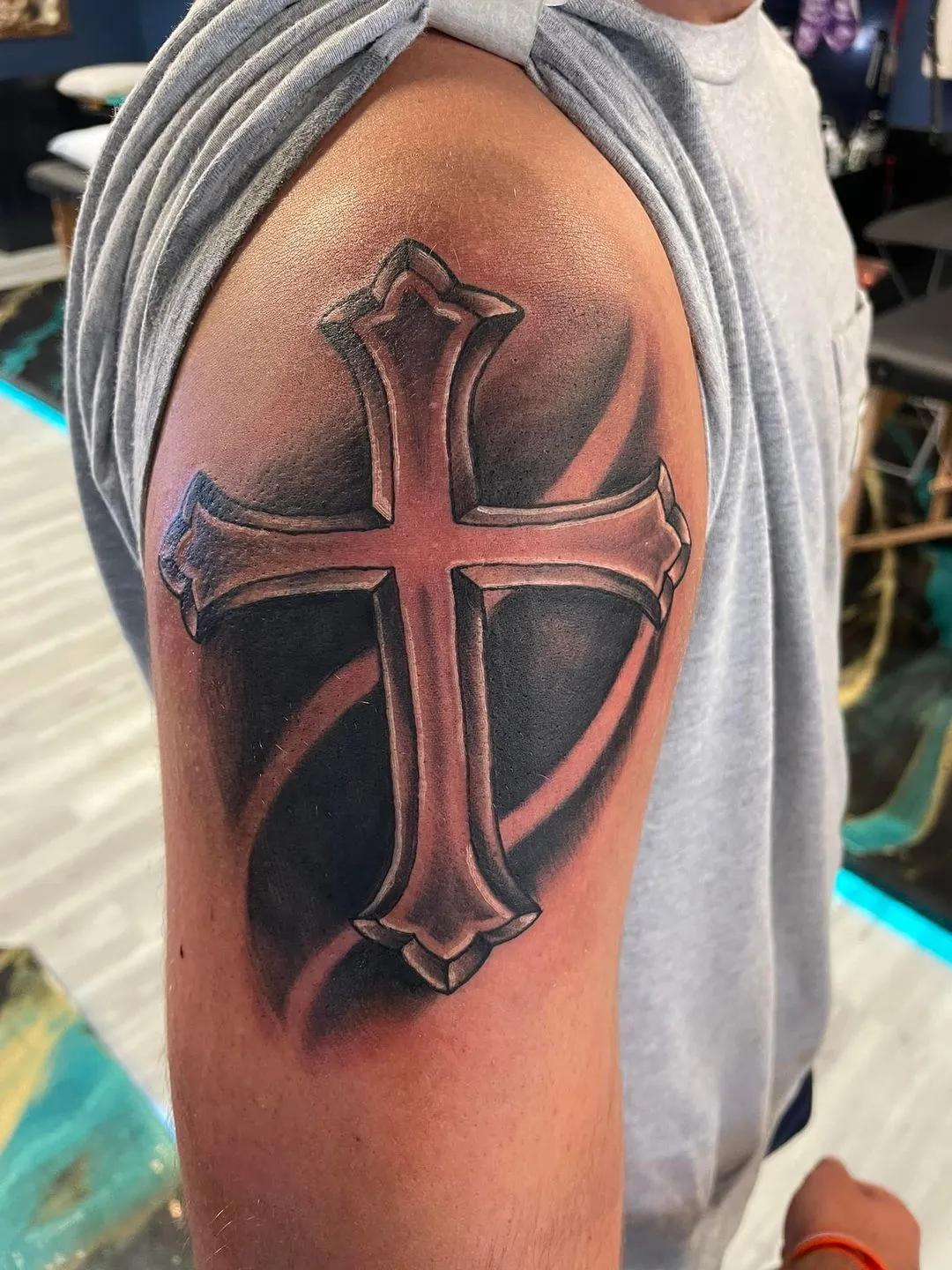 Tattoo by TJ Cornelius at Fallen Raven Tattoo Studio