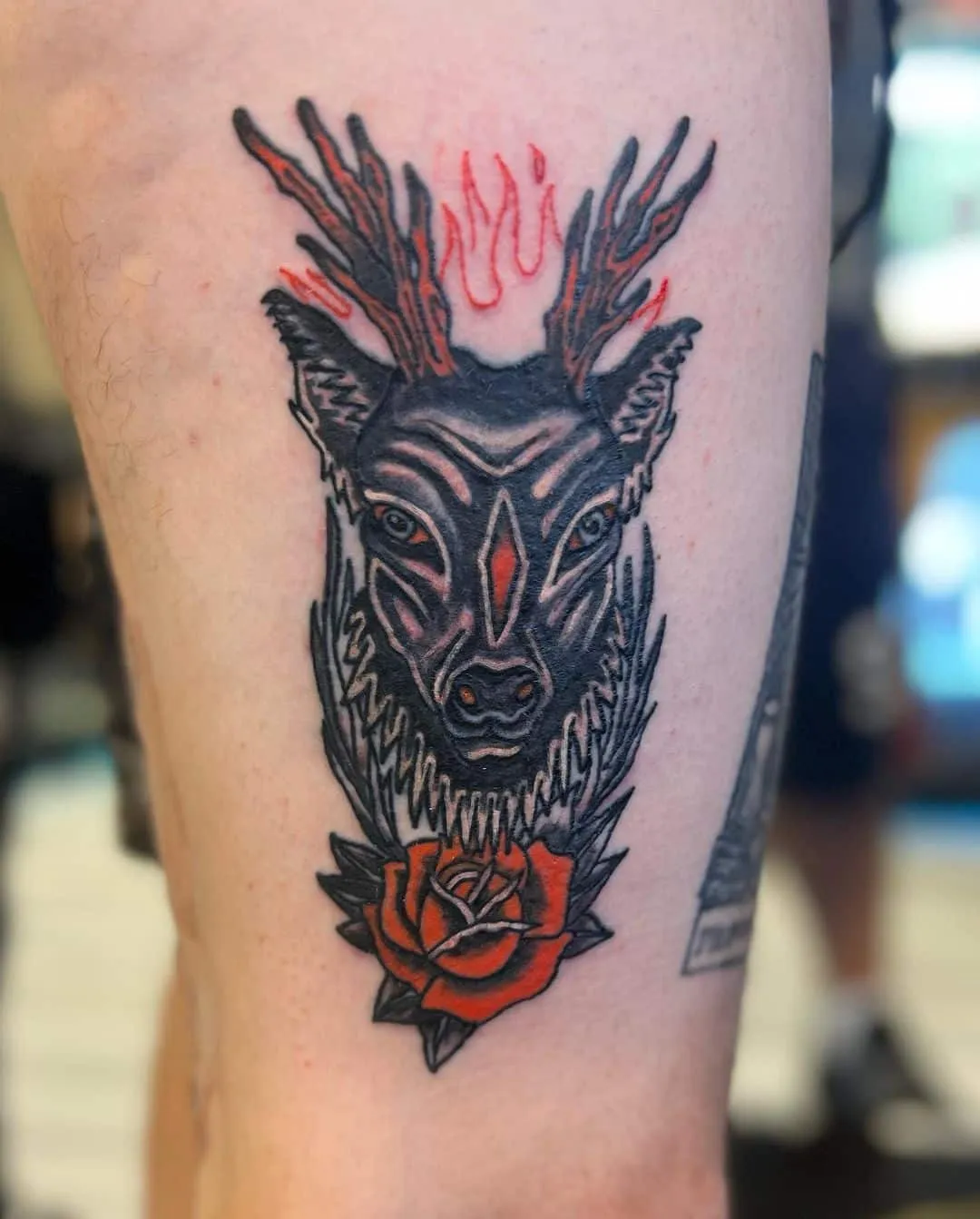 Tattoo by Trey Couch at Fallen Raven Tattoo Studio