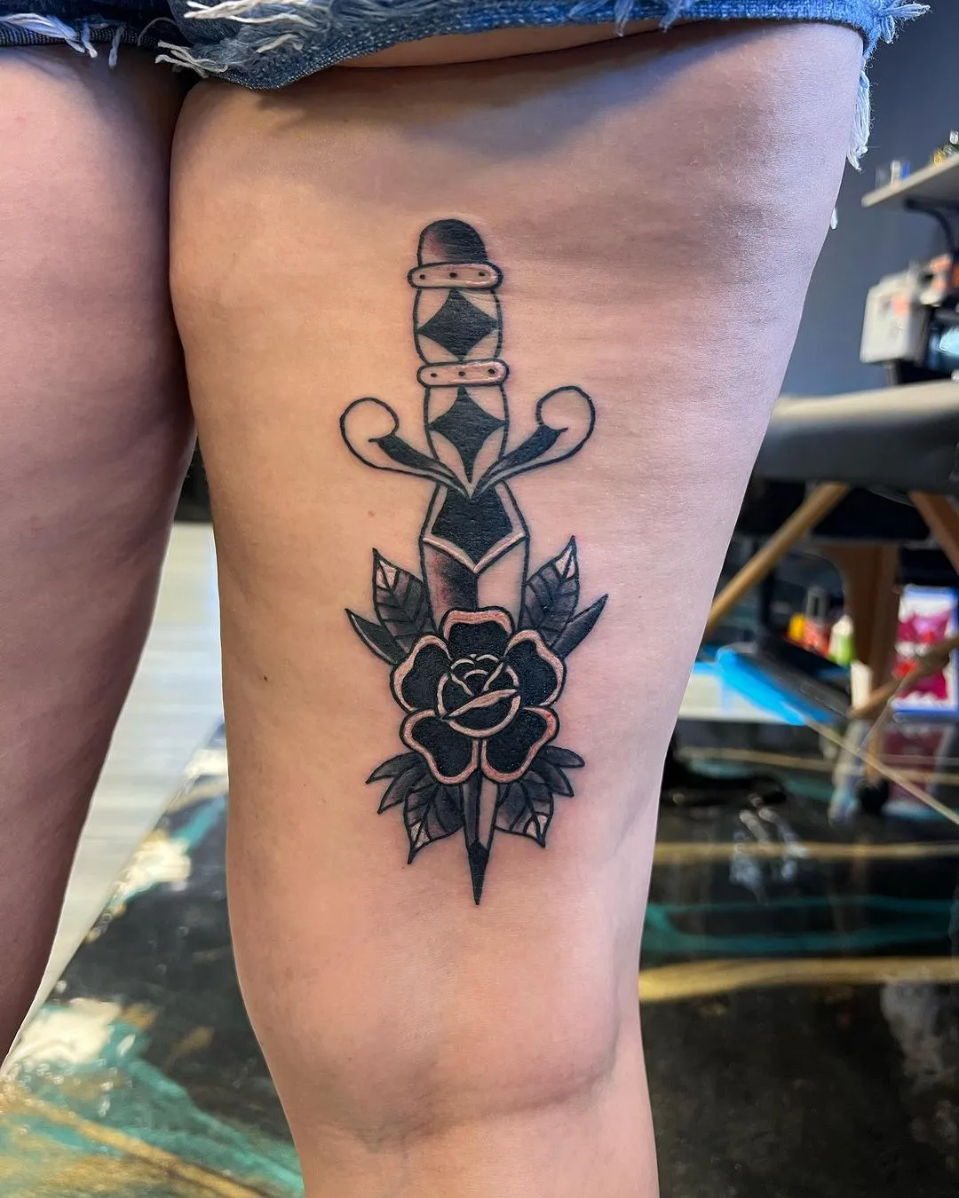 Tattoo by Trey Couch at Fallen Raven Tattoo Studio
