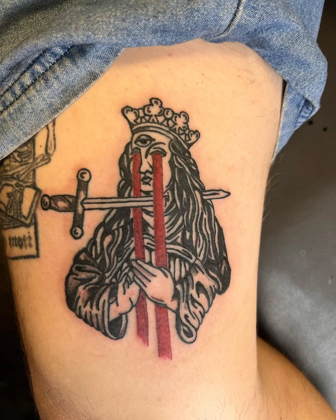 Tattoo by Trey Couch at Fallen Raven Tattoo Studio