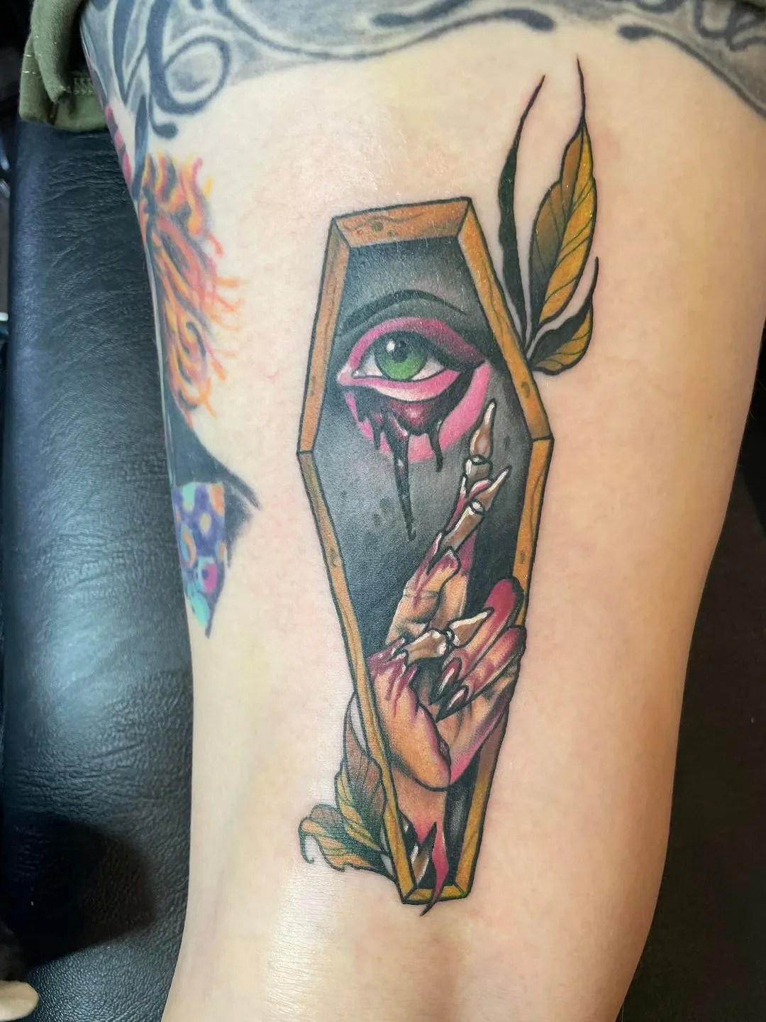 Tattoo by TJ Cornelius at Fallen Raven Tattoo Studio