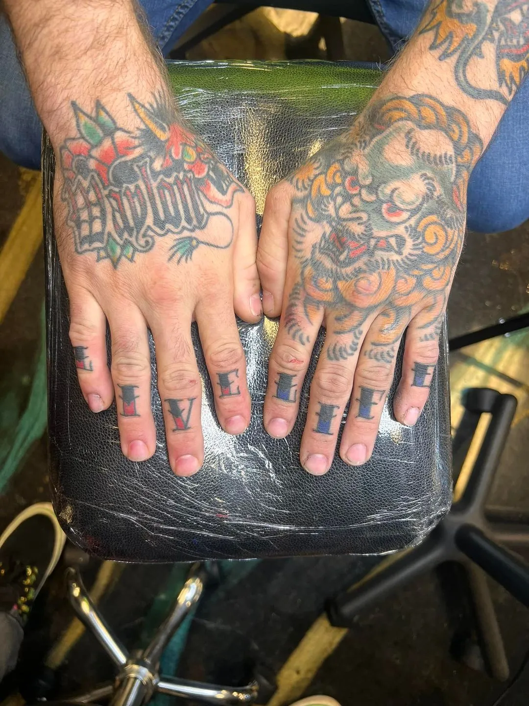 Tattoo by Trey Couch at Fallen Raven Tattoo Studio