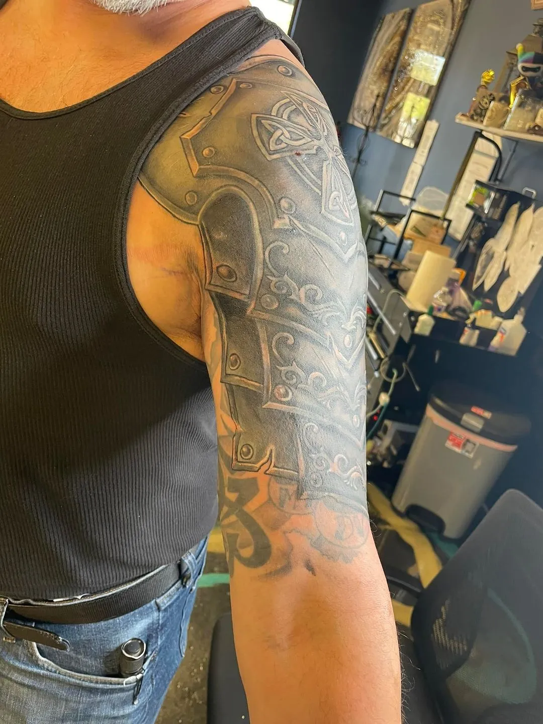 Tattoo by TJ Cornelius at Fallen Raven Tattoo Studio