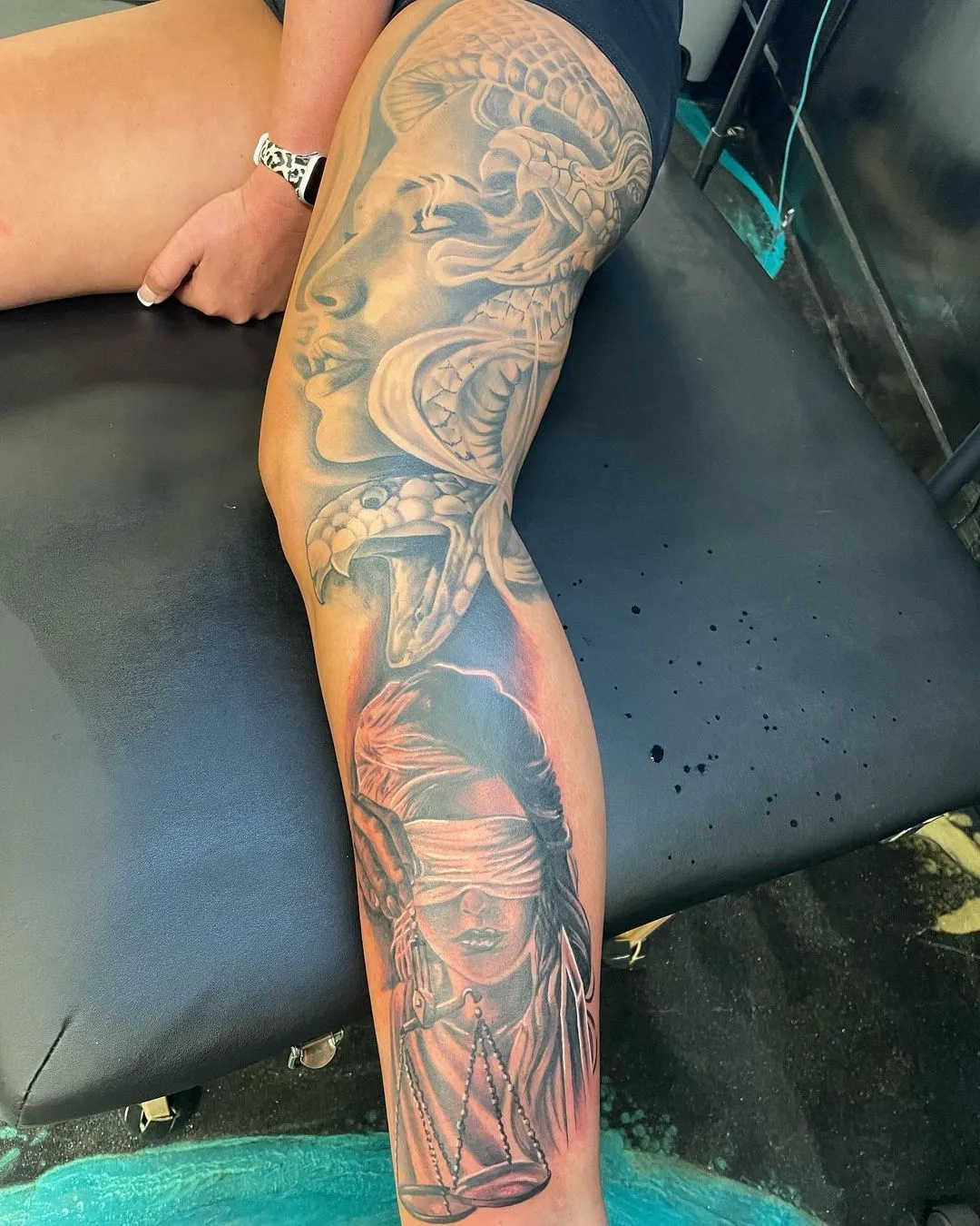 Tattoo by TJ Cornelius at Fallen Raven Tattoo Studio