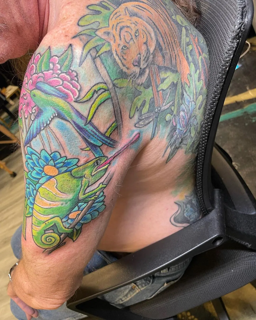 Tattoo by TJ Cornelius at Fallen Raven Tattoo Studio