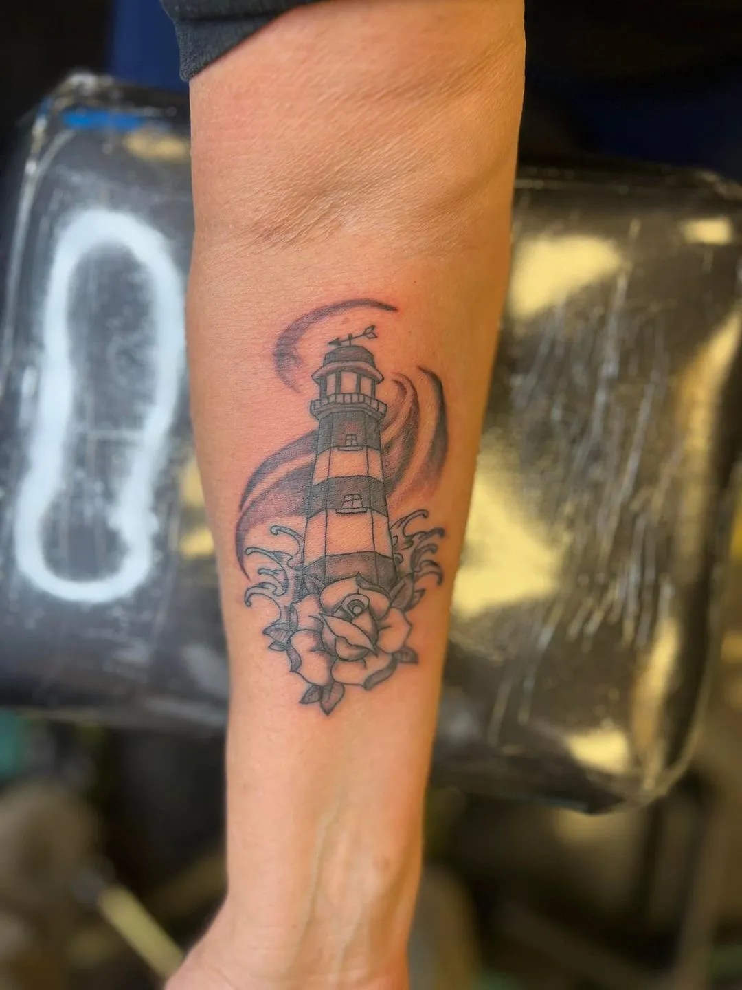 Tattoo by Trey Couch at Fallen Raven Tattoo Studio