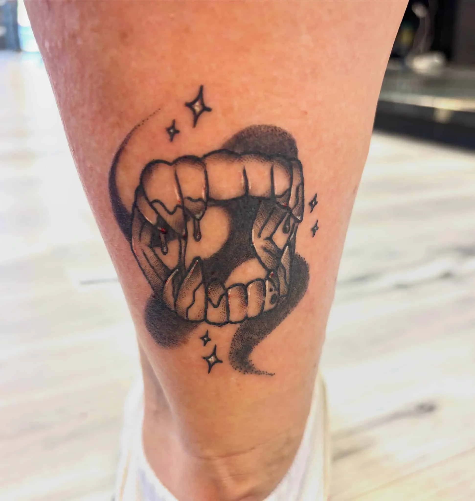 Tattoo by Olivia Hart at Fallen Raven Tattoo Studio