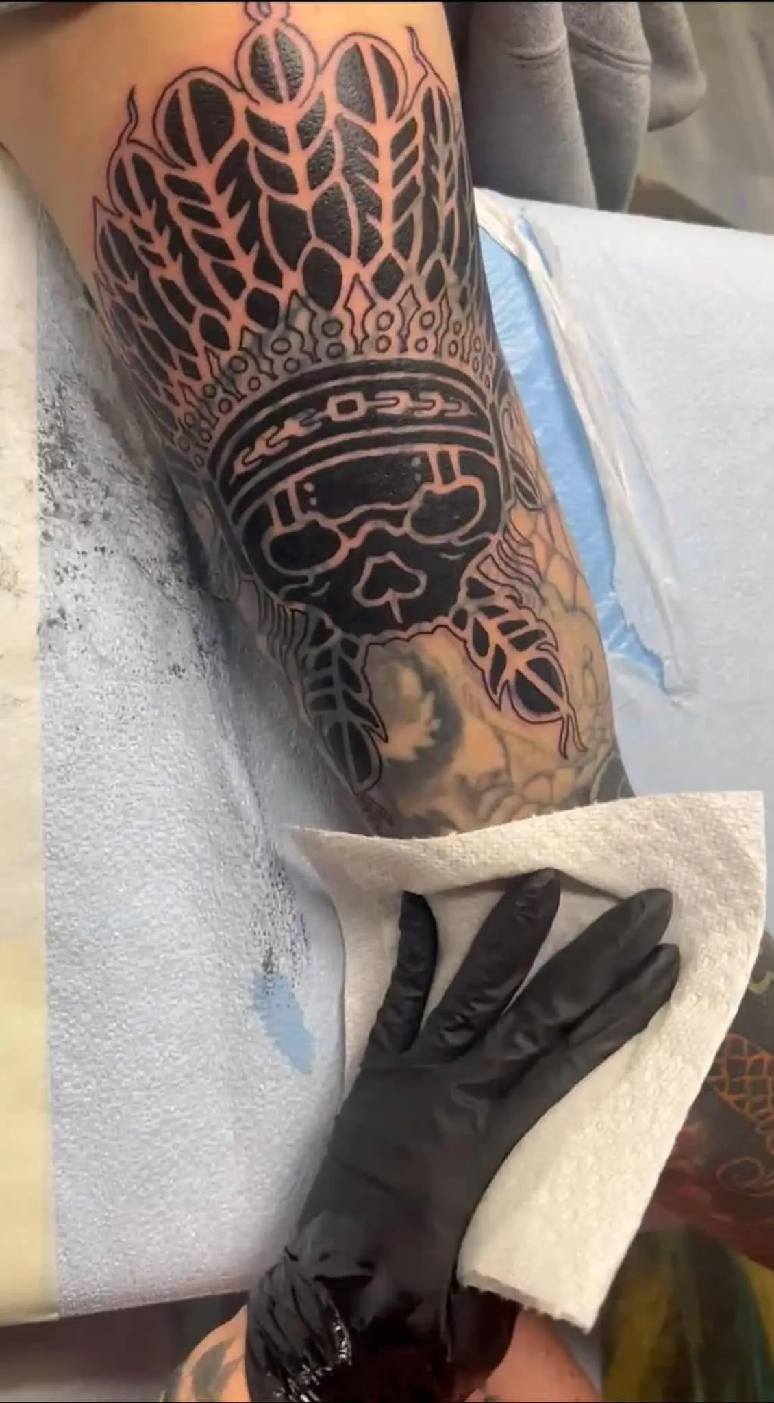 Tattoo by Olivia Hart at Fallen Raven Tattoo Studio