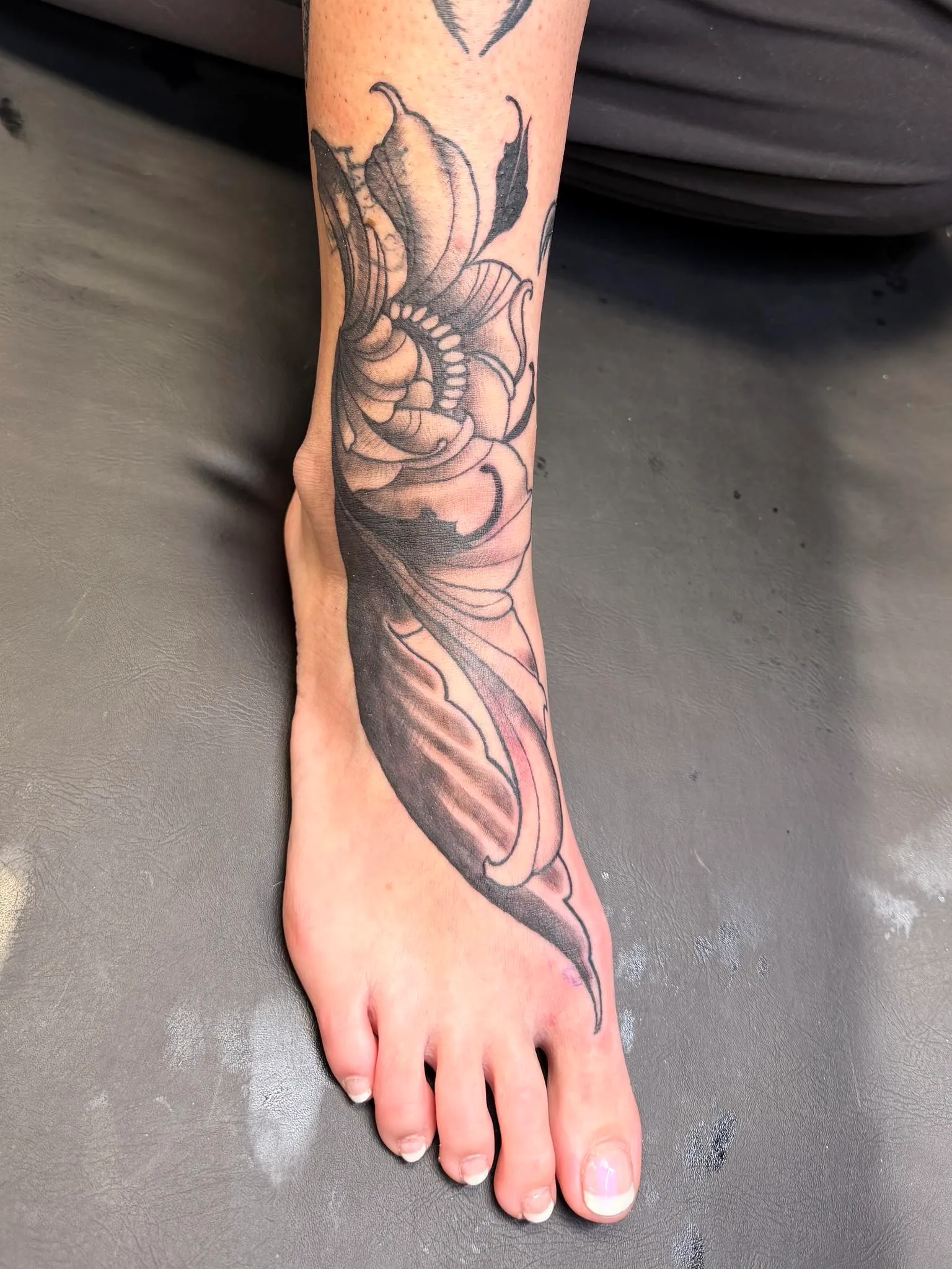 Tattoo by Olivia Hart at Fallen Raven Tattoo Studio